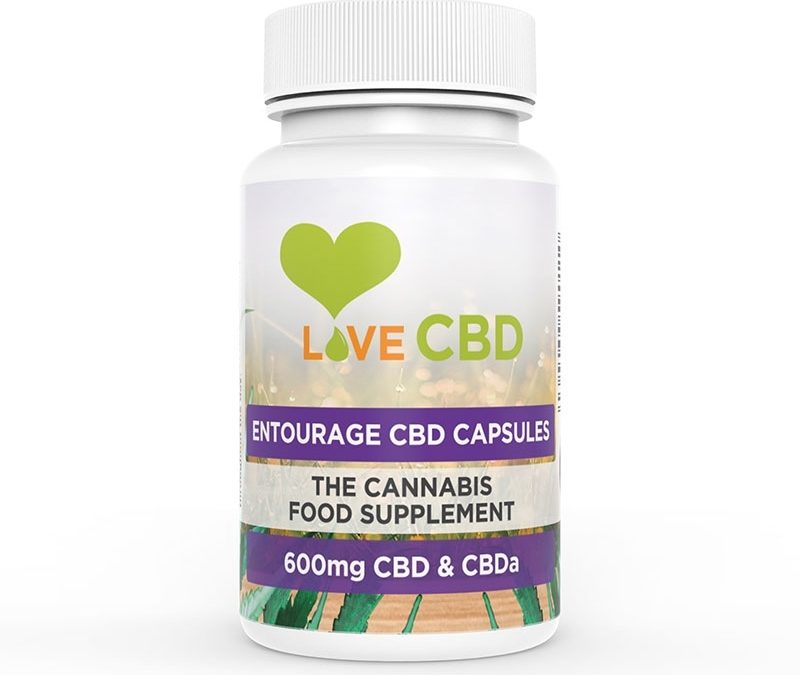 Love CBD Entourage Capsules 600mg (10mg x 60)