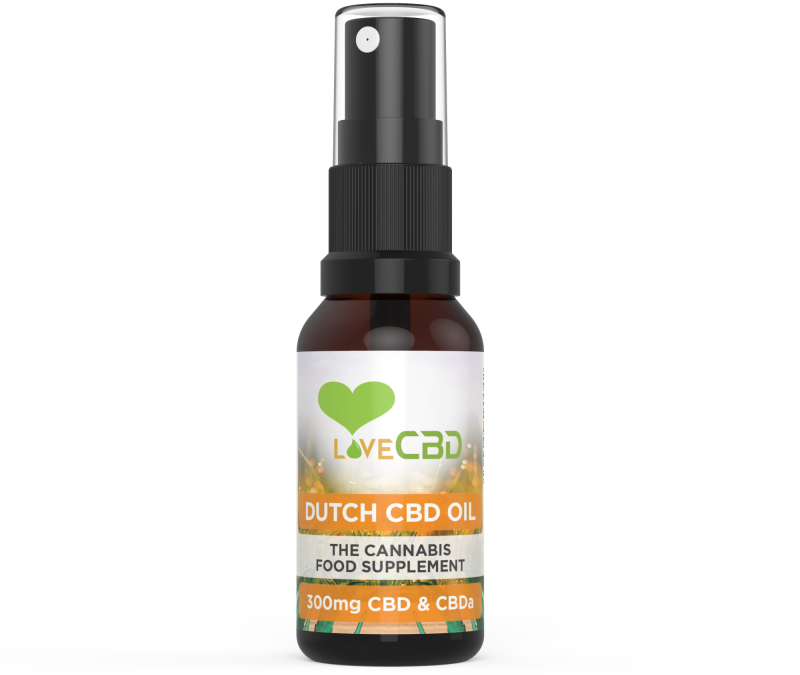 Love CBD 20ml Dutch Oil Spray (300mg)