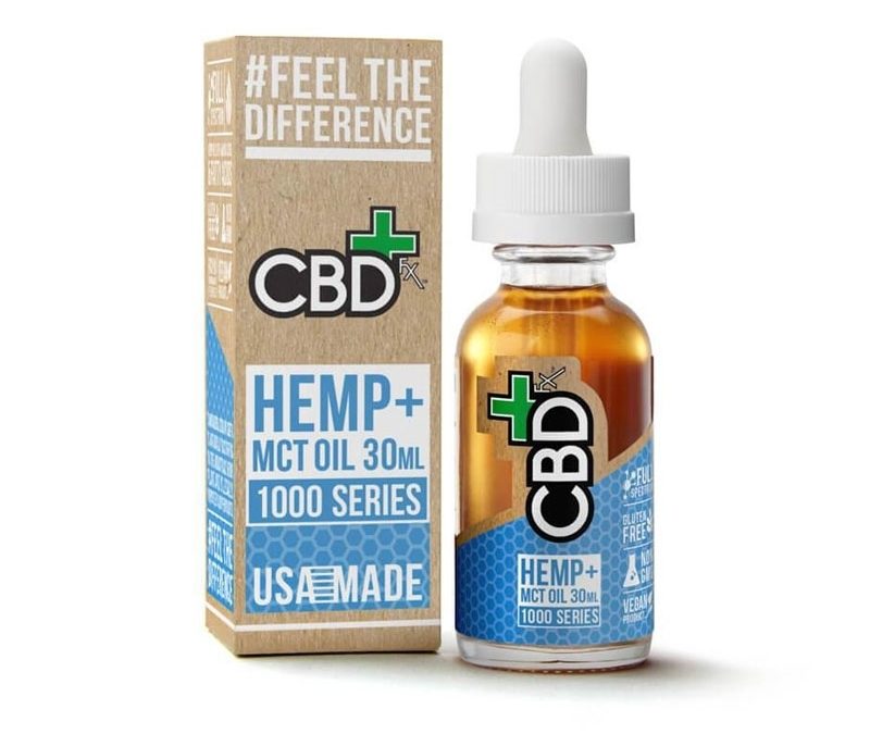 CBDfx Hemp and MCT Oil Tincture 30ml (1000mg)