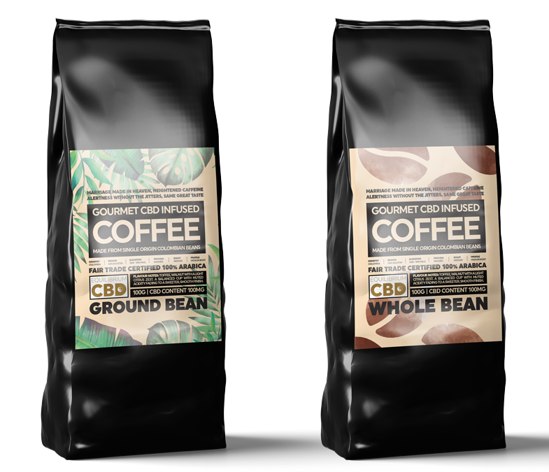 CBD INFUSED COFFEE – 100G 100MG CBD
