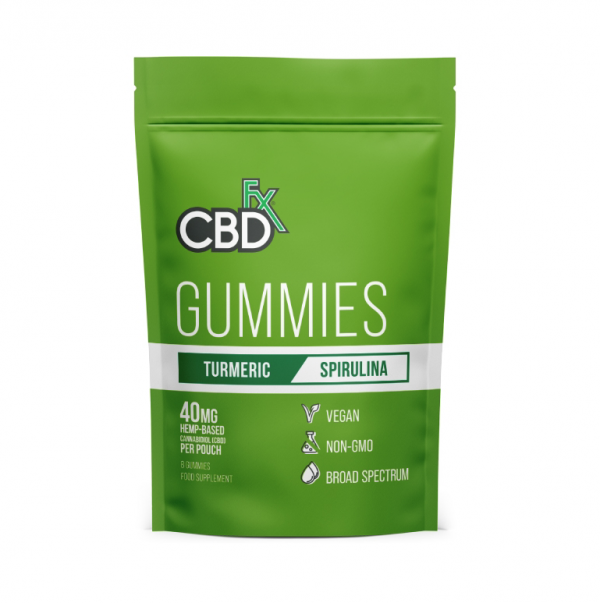 CBDfx Turmeric & Spirulina Gummies
