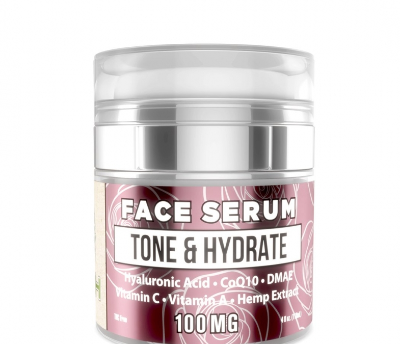 ERTH TONE & HYDRATE CBD FACE SERUM 100MG