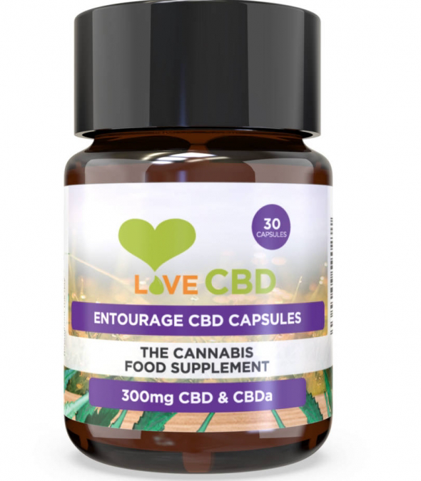 Love CBD Entourage Capsules 300mg (10mg x 30)