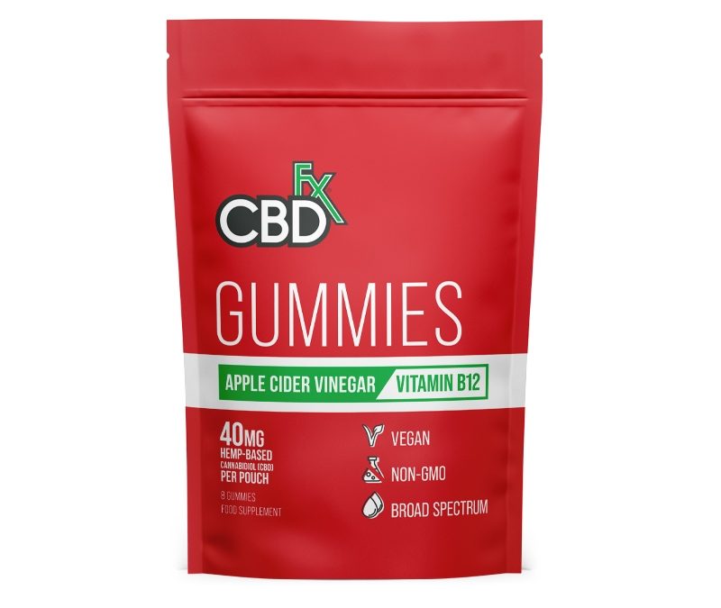 CBDfx Gummies – Apple Cider Vinegar (200mg – 8pc)