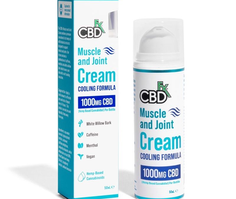 CBDfx Muscle & Joint Cream 1000mg 50ml