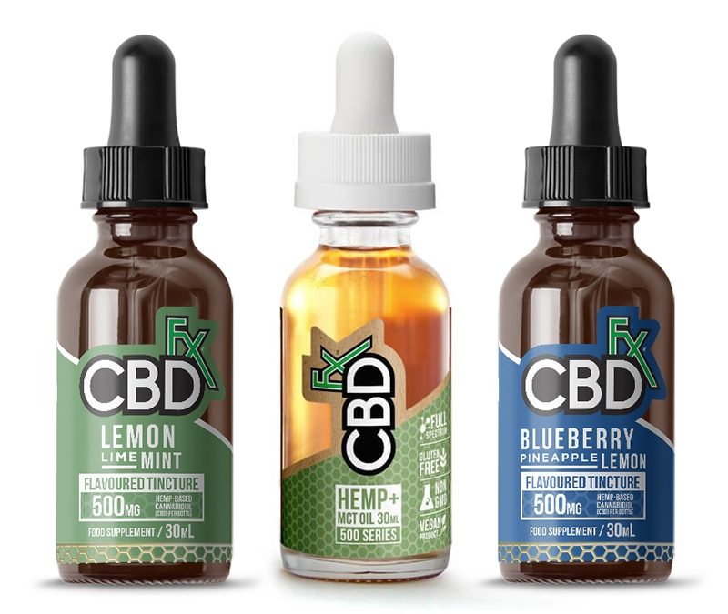 CBDfx Hemp and MCT Oil Tincture 30ml (500mg)
