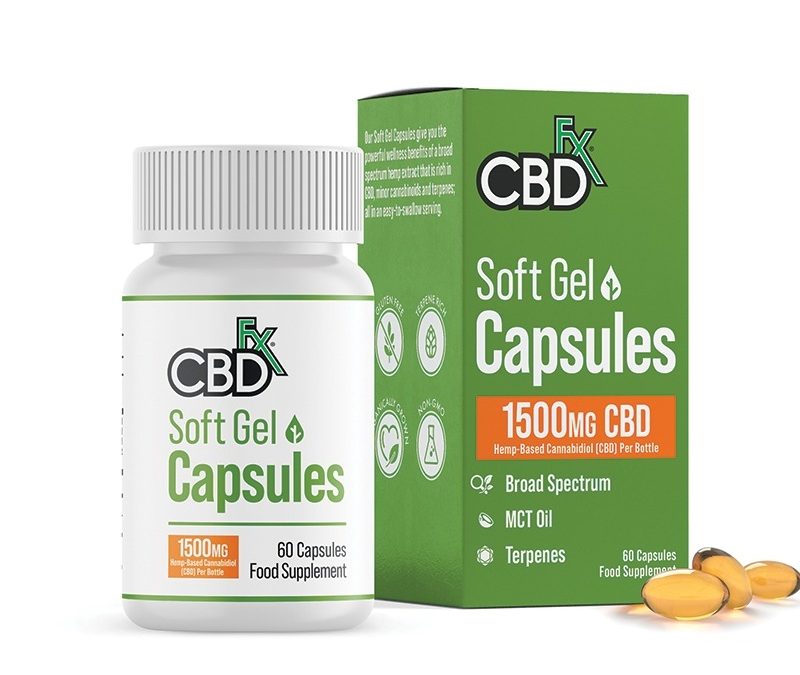 CBDfx Gel Capsules 1500mg (60pcs)
